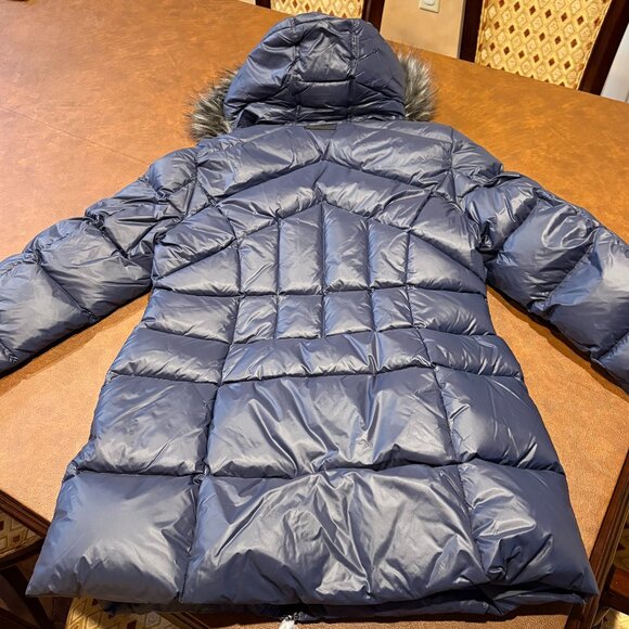 BRAND NEW WITH TAGS Pajar Womens Ares Faux Fur Trim Graphite Large Puffer Jacket - Picture 3 of 9